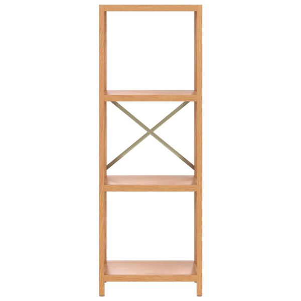 vidaXL 4-korruseline riiul, 40 x 30 x 112 cm, tammepuit