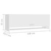 vidaXL garderoob, valge 100x32,5x35 cm, tehispuit