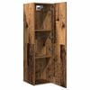 vidaXL telerikapp Old Wood 30,5x30x110 cm Engineered Wood