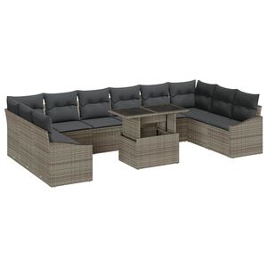 vidaXL Aia Diivanikomplekt padjaga ladustamisega padjaga 11 pcs Hall