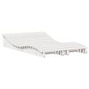 vidaXL lamamistoolid 2 tk, valge, 205x60x31,5 cm m&auml;nnipuit
