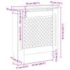 vidaXL MDF radiaatorikate, hall, 78 cm