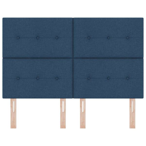 vidaXL Peats peaga Sinine 160 cm Kunstnahk