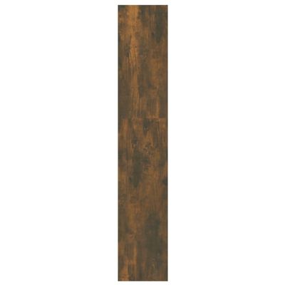 vidaXL raamaturiiul/ruumijagaja, suitsutatud tamm, 100x30x166 cm