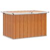 vidaXL V&auml;lis&auml;ilituskast puit 109 x 67 x 65 cm Tsingitud teras