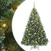 vidaXL Tehisj&otilde;ulupuu koos 300 LED-iga Roheline 180 cm PE ja PVC