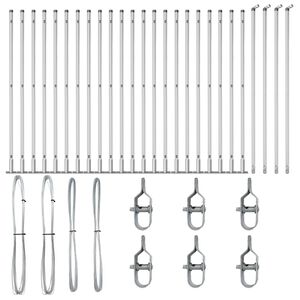 vidaXL Aiapost Muu 26 pcs Hall 3,2 x 3,2 x 78,5 cm Teras