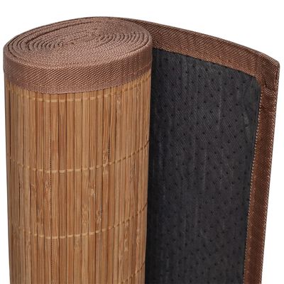 vidaXL bambusvaip 160 x 230 cm pruun