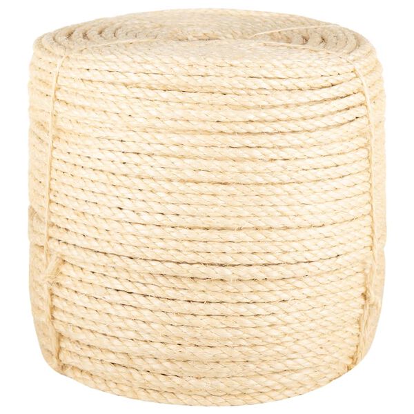 vidaXL k&ouml;is 100% sisal 8 mm 25 m