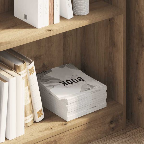 vidaXL raamaturiiul, k&auml;sit&ouml;&ouml;tamm, 80x24x76 cm, tehispuit