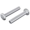 vidaXL Pea lukustuskruvi 2 pcs H&otilde;bedane M6 x 35 mm Teras