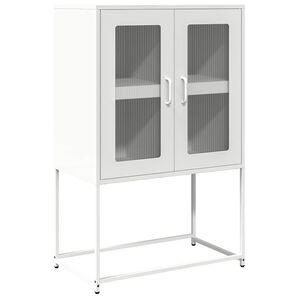 vidaXL Highboard White 68x39x107 cm Teras