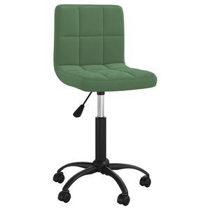 vidaXL p&ouml;&ouml;rlev kontoritool, tumeroheline, samet