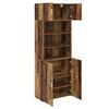 vidaXL Hoiukapp Vana puit 80 x 42,5 x 225 cm Tehispuit