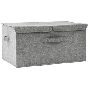 vidaXL hoiukast, kangas, 50 x 30 x 25 cm, hall