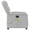 vidaXL Massage Recliner Tool Cloud Grey Fabric
