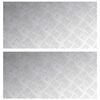 vidaXL Astme katte Ristk&uuml;lik 2 pcs H&otilde;bedane 80 x 40 cm Alumiinium