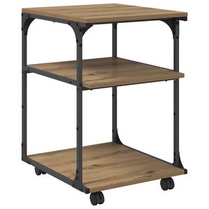 vidaXL Printeri alus K&auml;sit&ouml;&ouml;puu 43 x 48 x 64 cm Tehispuit