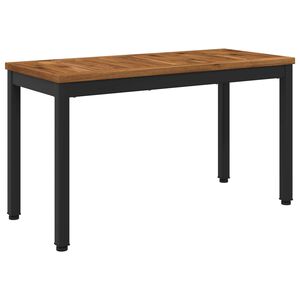vidaXL Aiapink 80,5 x 35 x 45 cm Tugev akatsiapuu Naturaalne ja must