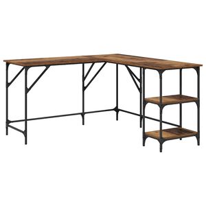 vidaXL Laud Vana puit 139 x 139 x 75 cm Tehispuit
