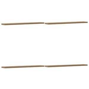 vidaXL riiuliplaadid 4 tk, k&auml;sit&ouml;&ouml;tamm, 60x10x1,5 cm, tehispuit
