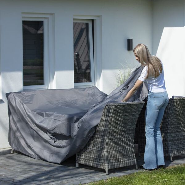 Madison aiamööblikate 130x130x85 cm, hall