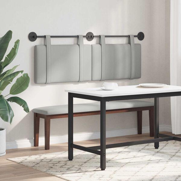 vidaXL Rippuv Peatoe &Uuml;ksv&auml;rviline Pilvine hall 150 x 55 x 5 cm kangas