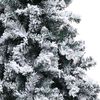 vidaXL Tehislumi Christmas Tree koos 300 LED-iga Roheline 400 cm PVC