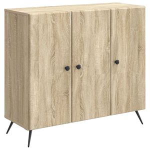 vidaXL K&otilde;ide Sonoma tamm 89 x 34,5 x 80 cm Tehispuit