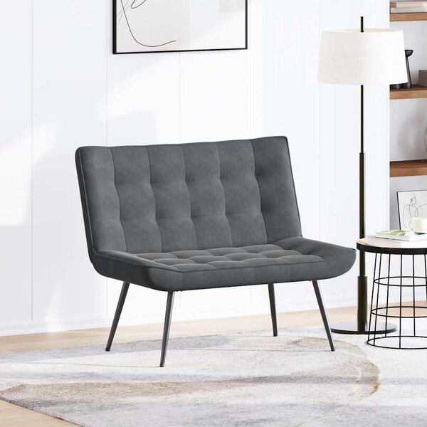 vidaXL pink, tumehall, 110x74x84 cm, samet