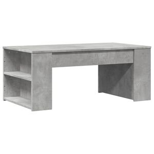 vidaXL kohvilaud, betoonhall, 102 x 55 x 42 cm, tehispuit
