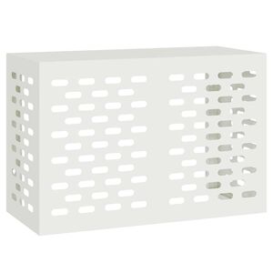 vidaXL Kliimaseadmest kaitsev kate Valge 90 x 40 x 60 cm Teras