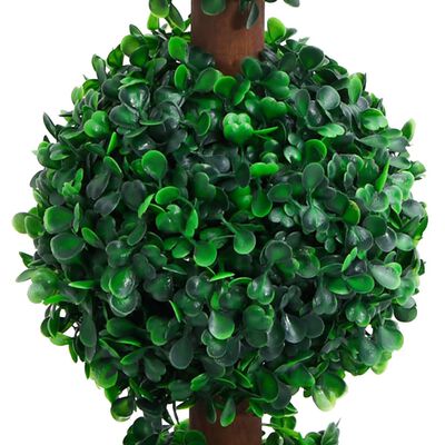 vidaXL kunsttaim pukspuu pallikujuline lillepotiga, roheline, 90 cm