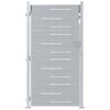 vidaXL Aia aed 85 x 174 cm Roostevaba teras H&otilde;bedane Lukustatav