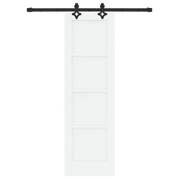 vidaXL Libisev uks ORKDAL Valge 61 x 198,5 cm Tahke m&auml;nd