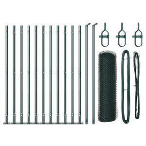 vidaXL Keevitatud Traat Aed Betoonalusega 25 x 0,4 m (L x K)
