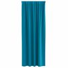 vidaXL Kardinad r&otilde;ngastega 2 pcs T&uuml;rkiis 225 x 140 cm Pol&uuml;ester