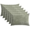 vidaXL Diivanipadi 6 tk HEERLEN Roheline 30 x 50 cm &Scaron;en&uuml;&uuml;lfabric
