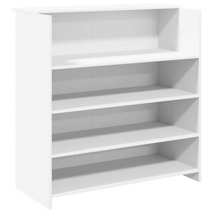 vidaXL vastuv&otilde;tulaud, valge, 100 x 50 x 103,5 cm, t&ouml;&ouml;deldud puit