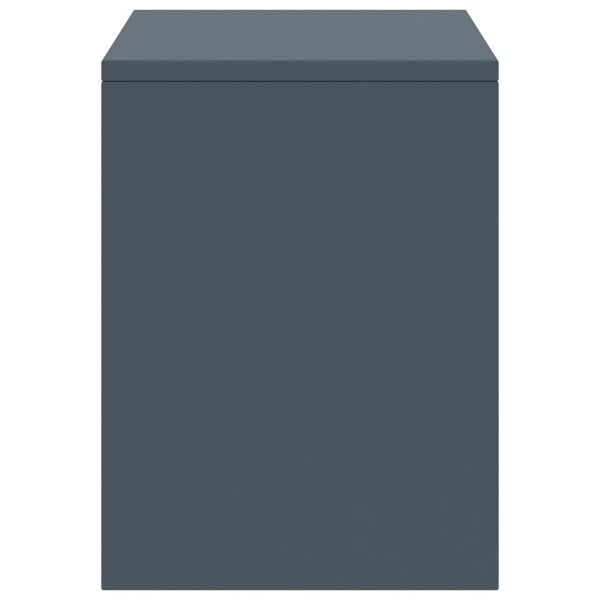 vidaXL &ouml;&ouml;kapp, helehall, 35 x 30 x 40 cm, m&auml;nnipuit