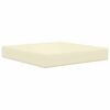 vidaXL V&auml;lim&ouml;&ouml;blitugi patja 2 pcs cream Pol&uuml;ester