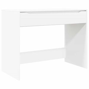 vidaXL Laud sahtliga Valge 100 x 50 x 78 cm T&ouml;&ouml;deldud puit