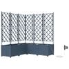 vidaXL Aia istutuspot Hall 40 x 40 x 125,5 cm Plastmass