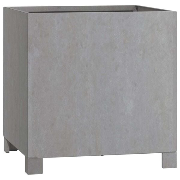 vidaXL jalgadega taimekast, rooste, 40 x 40 x 40 cm, Corten teras