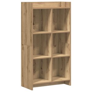 vidaXL Raamatukapp Artisan tamm 59 x 30 x 111 cm Tehispuit