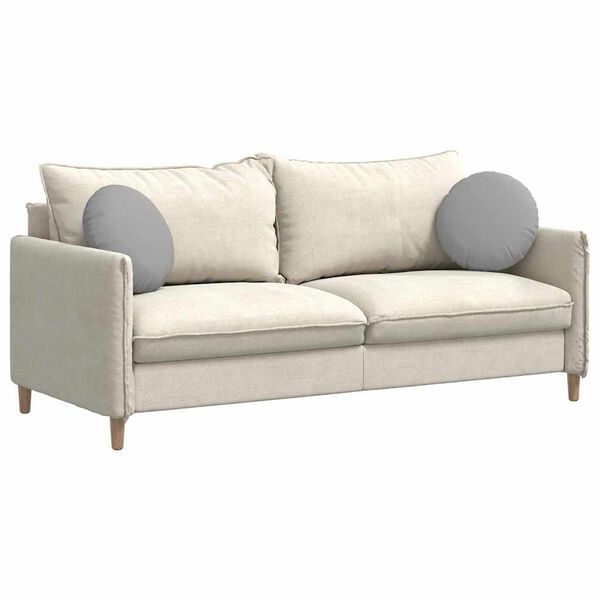 vidaXL Istumispatjad 2 pcs Pilvine hall &Oslash;40 x 13 cm kangas