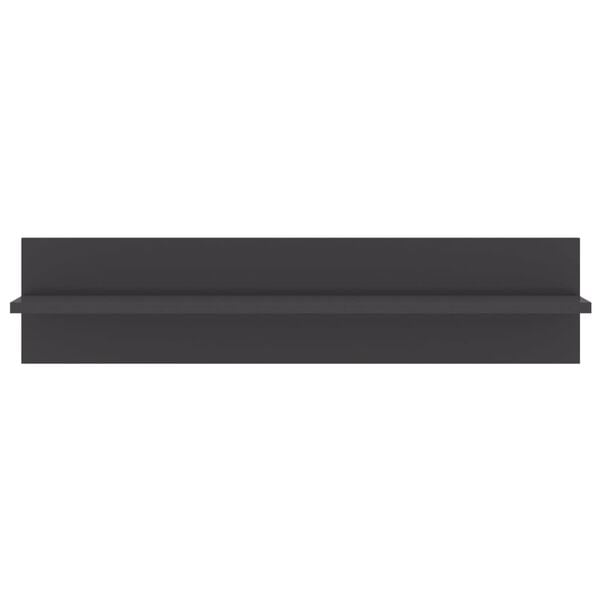 vidaXL seinariiulid 4 tk, k&otilde;rgl&auml;ikega hall, 80x11,5x18 cm, tehispuit