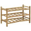 vidaXL Veepudeli Riiul Neutraalne 57 x 29,5 x 36 cm Bambus