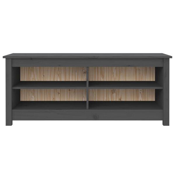 vidaXL jalatsipink, hall, 110 x 38 x 45,5 cm, m&auml;nnipuit