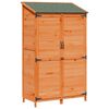vidaXL Aiashed Pruun 106,5 x 56 x 176 cm Tehispuit